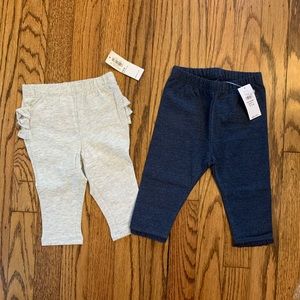 NWT Baby Girl Sweatpants Bundle of Two, 3-6 months
